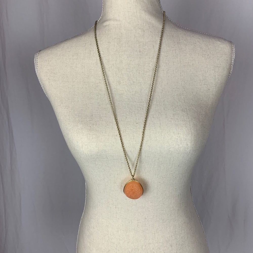 Long rock necklace